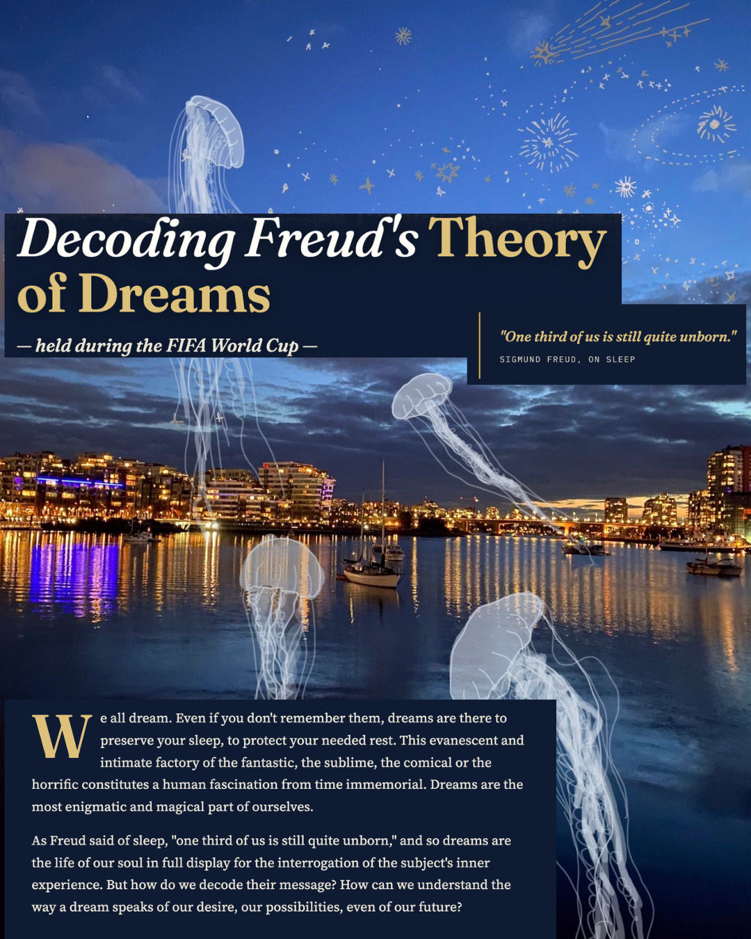 Featured image for “SUMMER LACAN SALON : Decoding Freud’s Theory of Dreams”